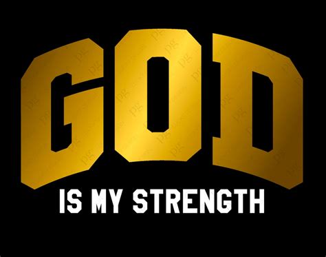 God Is My Strength Svg Png Jesus Svg Blessed Svg Religious Etsy