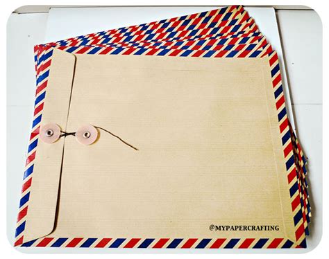 Brown Air Mail Envelopes On Luulla