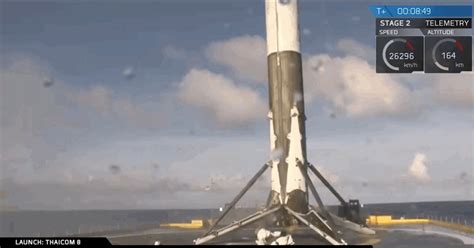 Spacex Completes Droneship Landing Hat Trick