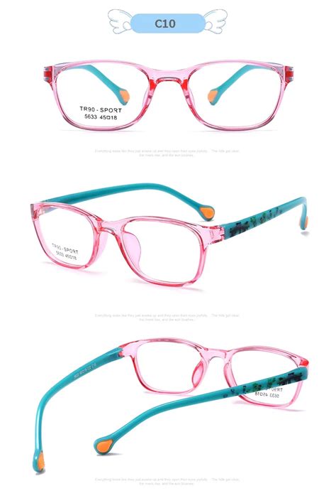 Tr90 Children Optical Ultralight Kids Eyeglasses Frame Clear Eyewear