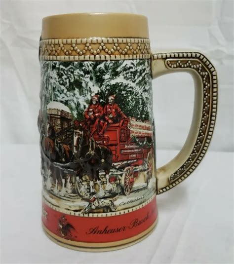 BUDWEISER KING OF Beers Anheuser Busch Inc Beer Stein Mug C Serie