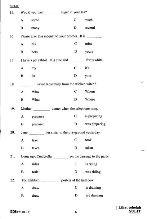 Pt3 oral test example question via ponponproduction.blogspot.com. pertengahan tahun 2014 - tahun 4 - bi kertas 1 | English ...