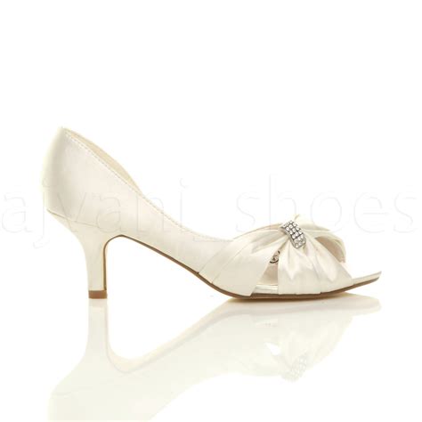 Adesso scegli un paio di scarpe da sposa comode per il tuo matrimonio. Scarpe donna sandali tacco basso matrimonio nozze elegante da sposa sera taglia | eBay