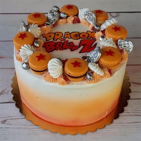 The cake is a spiced apple cake with a cinnamon buttercream. dragon ball z cake | Dragon cakes, Happy birthday wishes ...