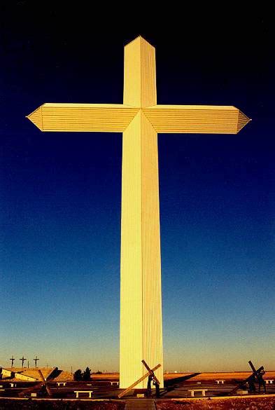 Cross Monument In Groom Texas Photograph By Mike Gurnsey