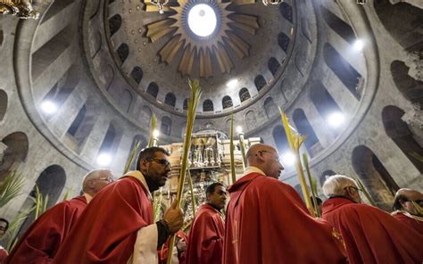 Palm Sunday Marked In Jerusalem In Shadow Of Escalating Attacks On