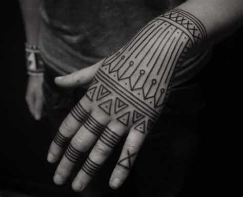 Tanyesha Inspiration Tribal Tattoo Designs Geometric Tattoo Hand