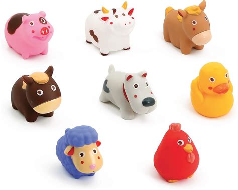 Ludi Animaux De Ferme Figurines En Plastique Souple Poule