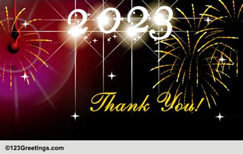 Thank You For Your New Year Wishes Free Thank You Ecards Greetings