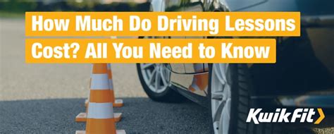 How Much Do Driving Lessons Cost All You Need To Know Kwik Fit
