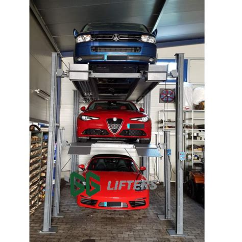 Ce Car Triple Stacker Parking Lift China Triple Stacker Parking Solution And Levels Car Stacker