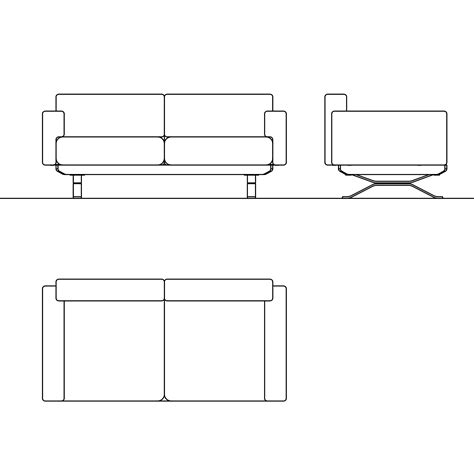Download Sofa Boma By Kettal In Dwg And Vector Files Blockcad Club