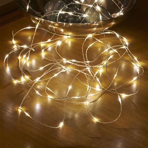 Auraglow Battery Operated 50 Micro Led Outdoor Fairy String Lights