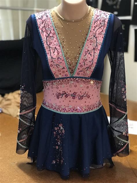 Frozen Couture Oriental Inspired Figure Skating Dress Figure Skating