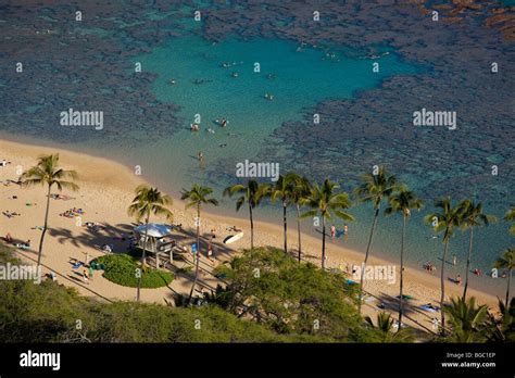Hanauma Bay Honolulu Oahu Hawaii Stockfotografie Alamy