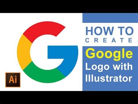 How to Create Google Logo with illustrator | Google Logo Design