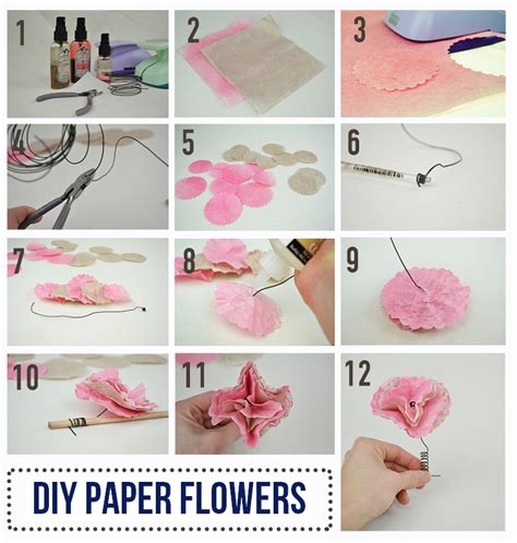Easy Diy Paper Flower Tutorial Love Inc Maglove Inc Mag