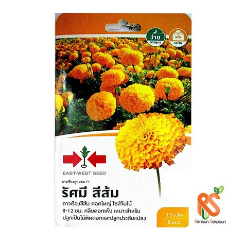 Setiap pembelian 15 paket bonus media tanam khusus untuk menyemai biji marigold. Biji Benih Thailand Bunga Kekwa Big Marigold Orange Seeds ...