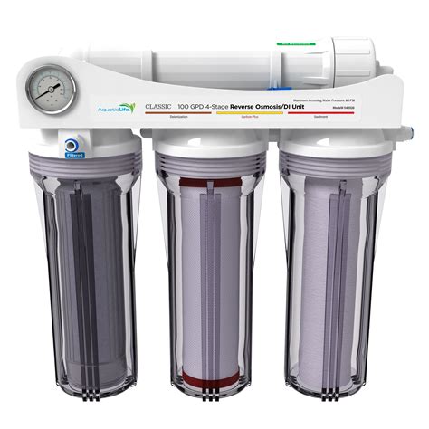 Buy Aquaticlife Classic 100 Gpd 4 Stage Reverse Osmosis Deionization