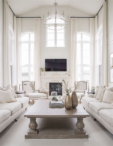 Q Design Perfect Drapery White Living Room Decor Formal Living Room