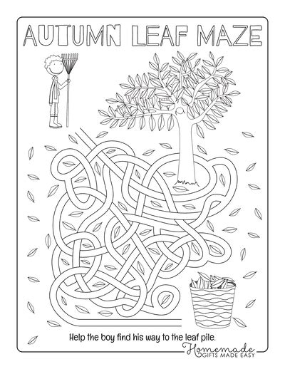 100 Autumn And Fall Coloring Pages