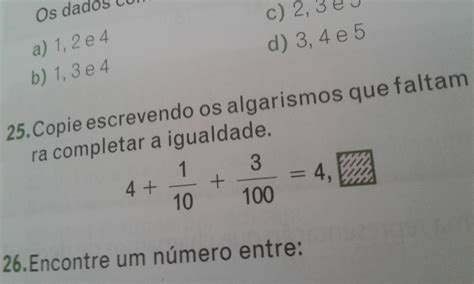 Complete As Igualdades Com As Parcelas Que Faltam