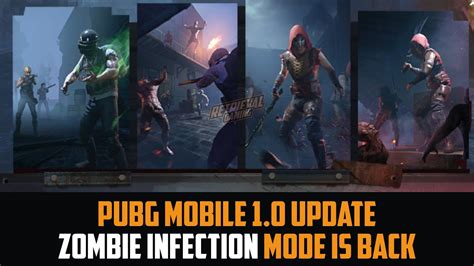 Battlegrounds Mobile India 10 Update Zombie Infection Mode Is Back