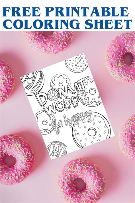 Gonna keep my wallpaper collection here for safekeeping so help me keep an eye on them. Donut Worry! Printable Coloring Pages For Kids | Donut ...