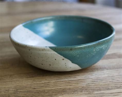 Stoneware Ceramic Bowl Handmade Wheel Thrown Cereal Bowl Etsy Artofit