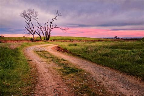 Rural Country Road At Sunset Photograph By Ben North Fine Art America
