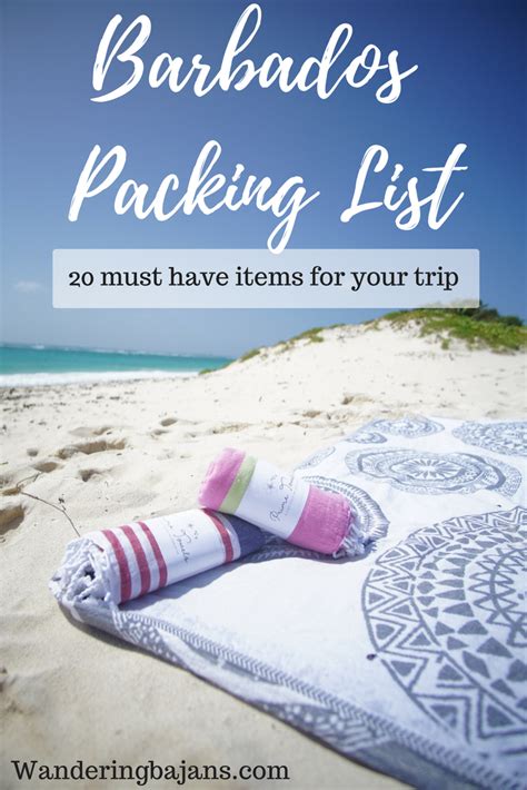 Barbados Packing List 20 Items You Must Have — Wandering Bajans Barbados Travel Trip To