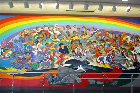 How Denver Airports Murals Feed Conspiracy Theorist Painting