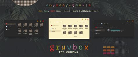 Gruvbox For Windows 10 By Niivu On Deviantart