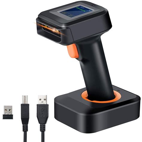 Tera 2D QR Wireless Barcode Scanner with Screen Display Battery Level
