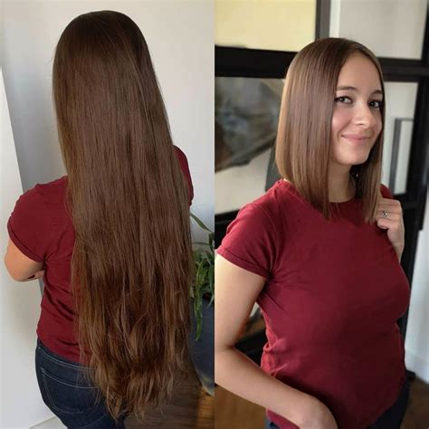 Girls Long Hair Cut Short - Long Hair