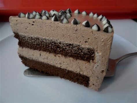 This is a dessert served in many restaurants and may seem complicated or sophisticated. From Bakery 2 Embroidery: Chocolate Mousse Cake