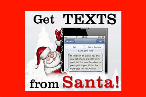Send Christmas Fun With Texts From Santa Wine In Mom
