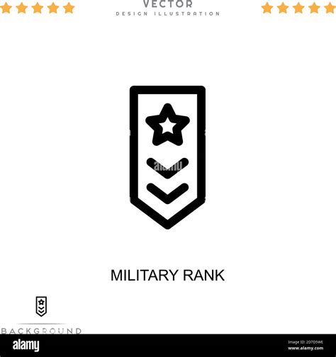 Military Rank Icon Simple Element From Digital Disruption Collection