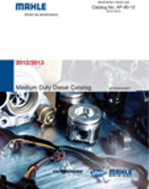 Mahle Aftermarket North America Engine Parts Catalogs
