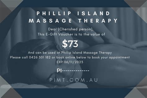 Minute Massage Voucher Phillip Island Massage Therapy