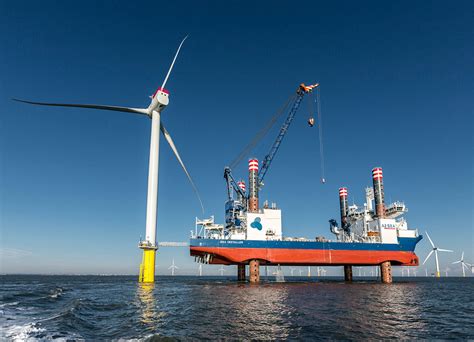 Supersized Wind Turbines Head Out To Sea Mit Technology Review