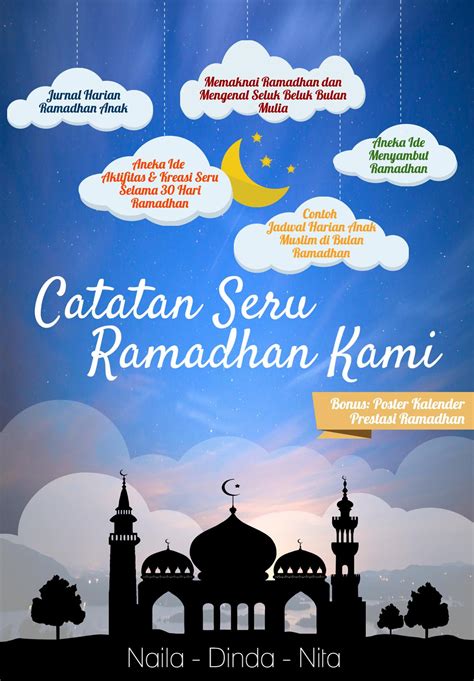 Artikel ini membahas tentang contoh contoh poster menarik denga ide kreatif dan cemerlang. ramadhan anak seru dan penuh makna community facebook lihat
