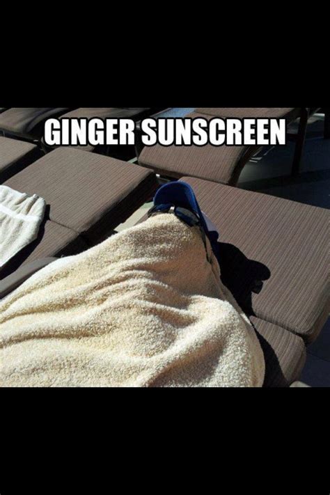 ginger sunscreen lol funny pictures with captions funny pictures funny captions