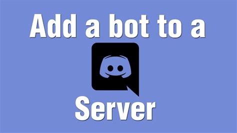 If you only have one, discord will select it automatically. How to add a Bot to your Discord server | Doovi