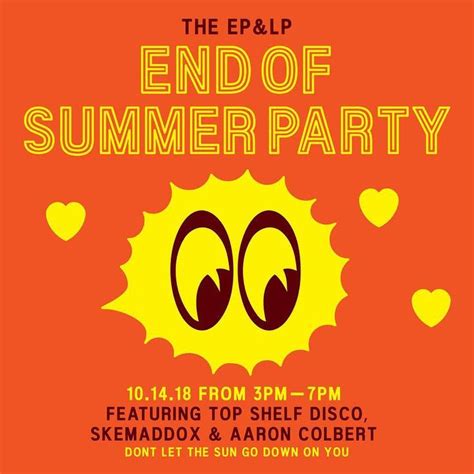 Ep And Lp On Instagram “dont Miss Our End Of Summer Party 101418