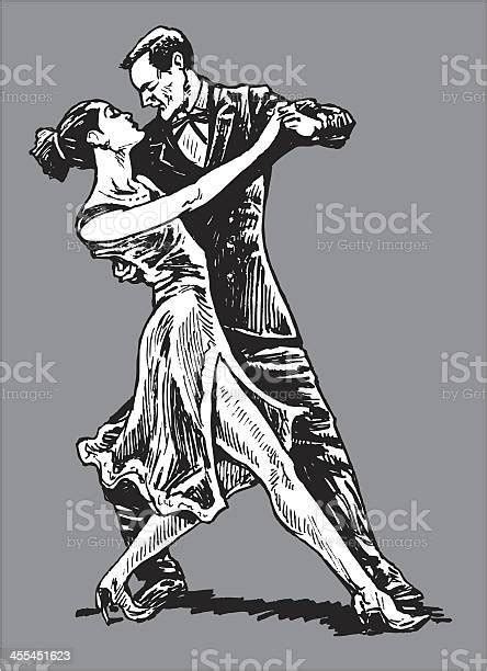 tango dancers stock illustration download image now tango dance vector couple