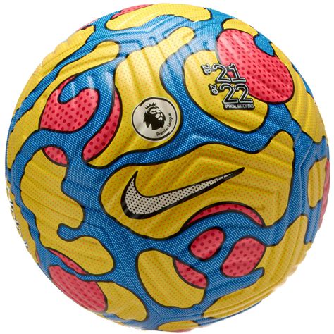 Nike Premier League Flight Official Match Soccer Ball Yellow And Blue
