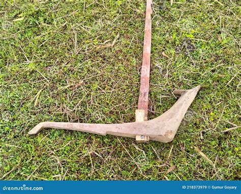 Traditional Plough Equipment Village Life Agriculture Stock Image