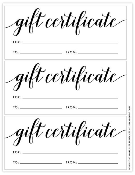 Some of these gift certificate if you're looking for a more personal gift, consider giving your loved one some free printable love coupons. Free Printable Gift Certificate Template | Free printable ...