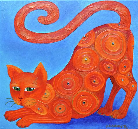 Edwins Cat Painting By Jill Kelsey Fine Art America